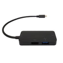 3.1 to HDMI, USB-A 3.0, USB Type-C DP 1.4 Alt Mode - Black
