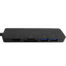 3.1 Type-C to HDMI, 2x USB-A 3.0, USB Type-C, SD/Micro SD DP 1.4 Alt Mode - Black