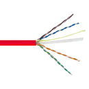 1000ft 4 Pair CAT6 Solid U/UTP 550Mhz 23AWG CMP Plenum Bulk Cable