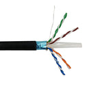 1000ft CAT6 550Mhz Solid Shielded F/UTP 23AWG CMP Plenum Bulk Cable
