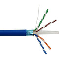 1000ft CAT6 550Mhz Solid Shielded F/UTP 23AWG CMP Plenum Bulk Cable