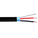 1000ft 2C 18AWG Stranded Control Cable CMR Shielded - Black