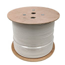 1000ft RG11 14AWG CCS 60% Braid Bulk Cable CMP - White