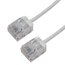 Cat6A UTP Micro-Thin Molded Patch Cable 32AWG - Riser CMR