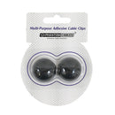 Cable Clips for Single Wire Adhesive - Pack of 2