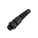Gland with Strain Relief M16x1.5 Thread Cable OD 5~10mm IP68 - Black