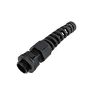 Gland with Strain Relief M20x1.5 Thread Cable OD 10~14mm IP68 - Black