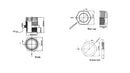 Cable Gland 3/4 inch NPT Thread - Cable OD 13~18mm - IP68