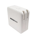 USB Travel Charger - 65W - USB Type-C (20W) - USB Type-C (60W) - GaN - White
