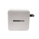 USB Travel Charger - 65W - USB Type-C (20W) - USB Type-C (60W) - GaN - White