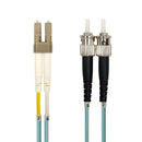 OM3 Multimode Duplex LC/ST 50 Micron - Fiber Optic Patch Cable - 2mm Jacket - LSZH/OFNR