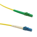 OS2 Singlemode Simplex LC to LC/APC 9 Micron - Fiber Optic Patch Cable - 3mm Jacket - LSZH/OFNR