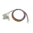 3m SC/PC multimode simplex 62.5 micron OM1 900um pigtail 12-pack - color coded
