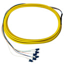 3m LC/UPC OS2 Singlemode Simplex 9 micron - 900um Jacketed Pigtail - 19inch Fan-Out - OFNR