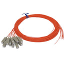 3m SC/PC multimode simplex 50 micron OM2 900um pigtail 12-pack - orange