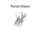 RJ45 Cat6 Slim Profile 180 Degree Jack, 110 Punch-Down or Tool-Less