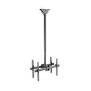 Dual Swivel & Tilt Ceiling Mount Bracket for Flat LCD/LEDs Fits Sizes 37-70 inches - Maximum VESA 600x400