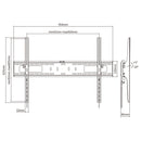 Tilting Mount TV Wall Mount Bracket for Flat and Curved LCD/LEDs - Fits Sizes 60-100 inches - Maximum VESA 900x600