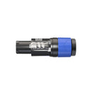Neutrik 2 Pole 3 Wire  AC Power-in Cable Connector - Blue (for 6 - 12mm diameter cable)