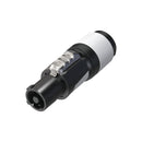 Neutrik 2 Pole 3 Wire AC Power-out Cable Connector  - Grey (for 6-12mm diameter cable)