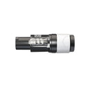 Neutrik 2 Pole 3 Wire AC Power-out Cable Connector  - Grey (for 6-12mm diameter cable)