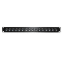 16-Port CAT6A Patch Panel, 19" Rackmount 1U - 110 Punch-Down