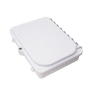 Outdoor 1-port Plastic Fiber Terminal Box with SC/APC Simplex Coupler IP65 - White
