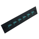 Loaded Adapter Panel with 6x Simplex SC/PC Multimode 10gig - Black