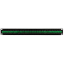 24 Port LC/LC APC Singlemode 9u Duplex Patch Panel - 19" Rackmount 1U