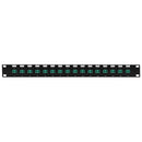 16 Port LC/LC Multimode 50u OM3/4 Duplex Patch Panel - 19" Rackmount 1U