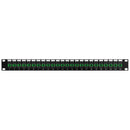 24 Port SC/SC APC Singlemode 9u Simplex Patch Panel - 19" Rackmount 1U
