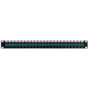 24 Port SC/SC Multimode 50u OM3/4 Simplex Patch Panel - 19" Rackmount 1U