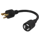 1ft NEMA L5-30P to NEMA L5-20R Power Cable - 12AWG - SJT Jacket