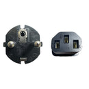 SCHUKO CEE 7/7 (Euro) to IEC-C13 - H05VV-F 1.0 (10A 250V) Power Cord