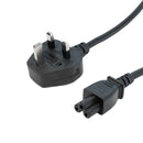 BS1363 (UK) to IEC-C5 - H05VV-F 0.75 (2.5A 250V) Power Cord - 2m