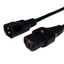 Locking C13 to C14 Power Cable - SJT Jacket