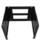 19 inch Wall Mount Bracket - 8U, Adjustable Depth, 12-18 Inches, Hinged