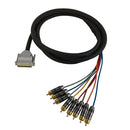 Premium Phantom DB25 to 8 x RCA Male 8-channel Snake cable Tascam pinout