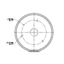 Junction Box Mounting Bracket for IP Turrets and Varifocal Cameras
