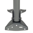 24 inch Heavy Duty J-Pipe Mount Mast Powder Coat - Grey
