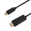 USB Type-C to HDMI Cables, 4Kx2K 60Hz DP1.2 Alt Mode - TPE Jacket