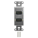 Stainless Steel Decora Strap - 2x HDMI