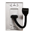 1-Port HDMI Wall Plate Kit Decora White