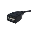 USB 2.0 Up/Down Angle Male to A Straight Female Cable