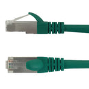 RJ45 Cat6a SSTP 10GB Molded Shielded Patch Cable - Premium Fluke® Patch Cable Certified - CMR Riser Rated